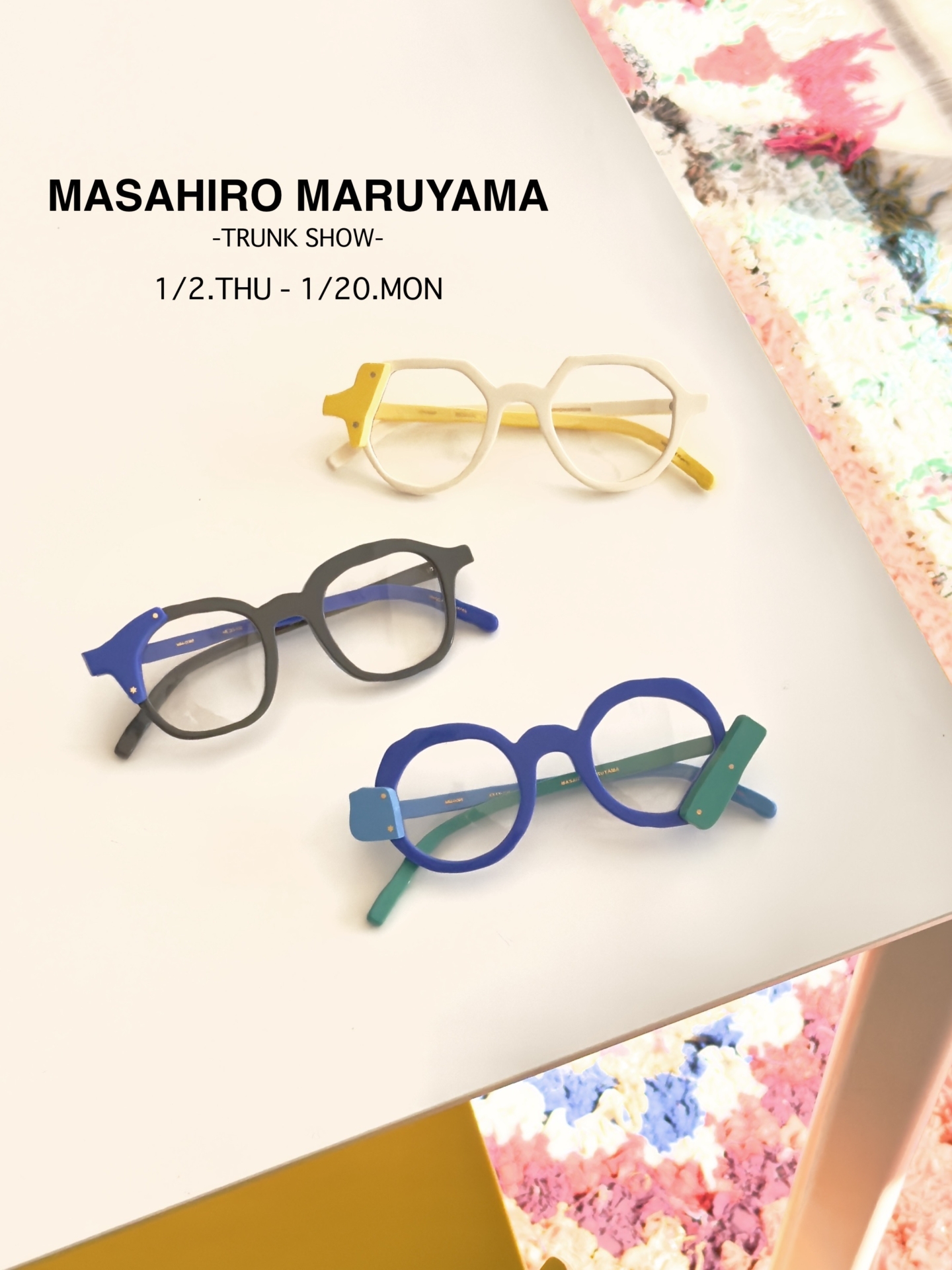 【神戸店】MASAHIRO MARUYAMA -TRUNK SHOW-